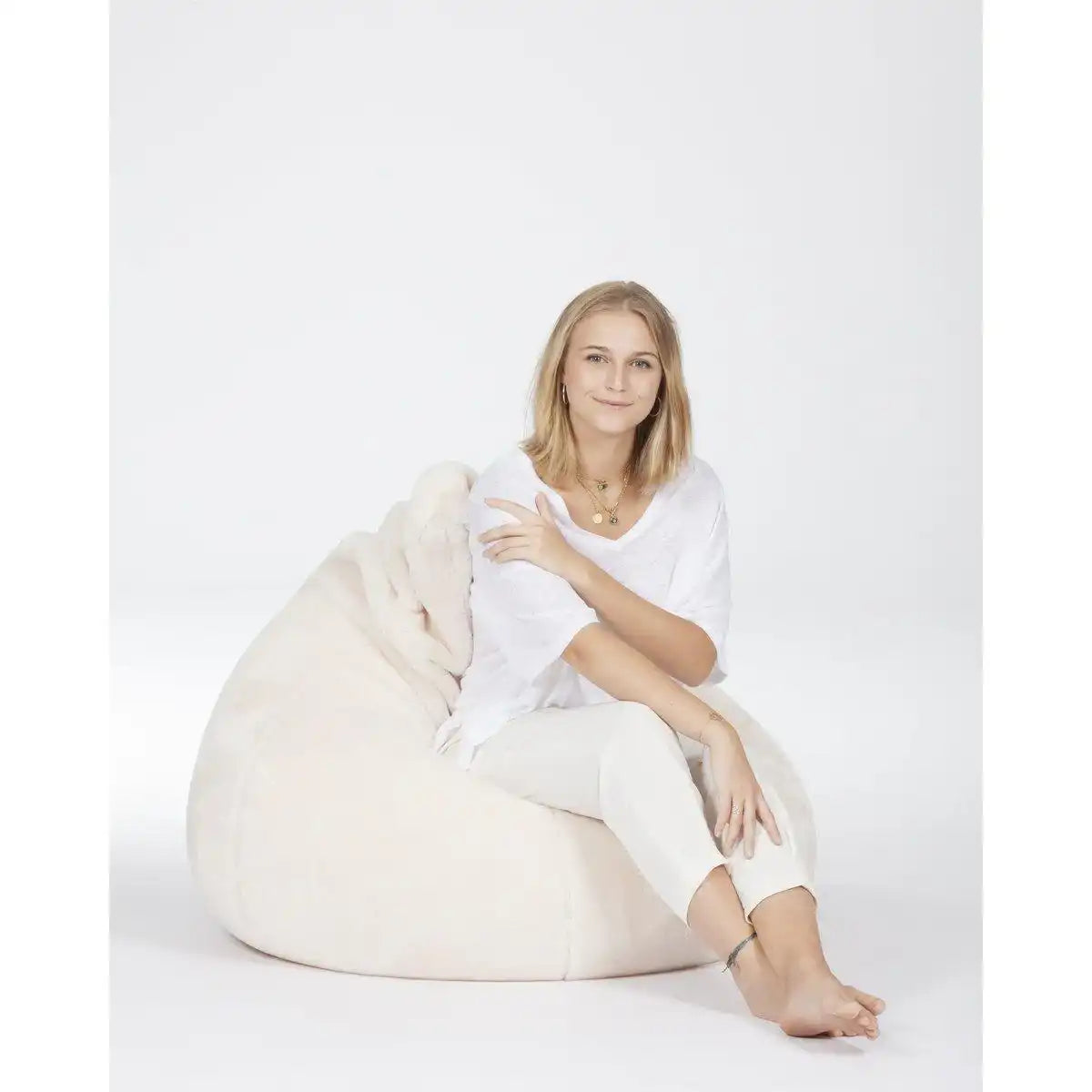 POIRE FOURRURE HELLBEIGE - HomeDesign Knaus