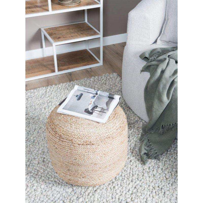 Pouf Sitzhocker Puh Anne Geflochten Dekoration - HomeDesign Knaus