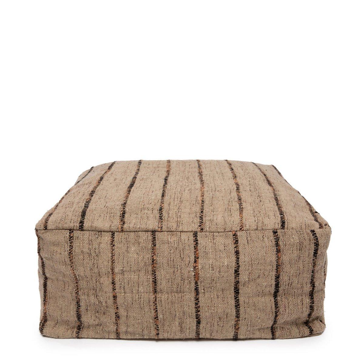 Der Oh My Gee Pouffe - Beige Schwarz - HomeDesign Knaus