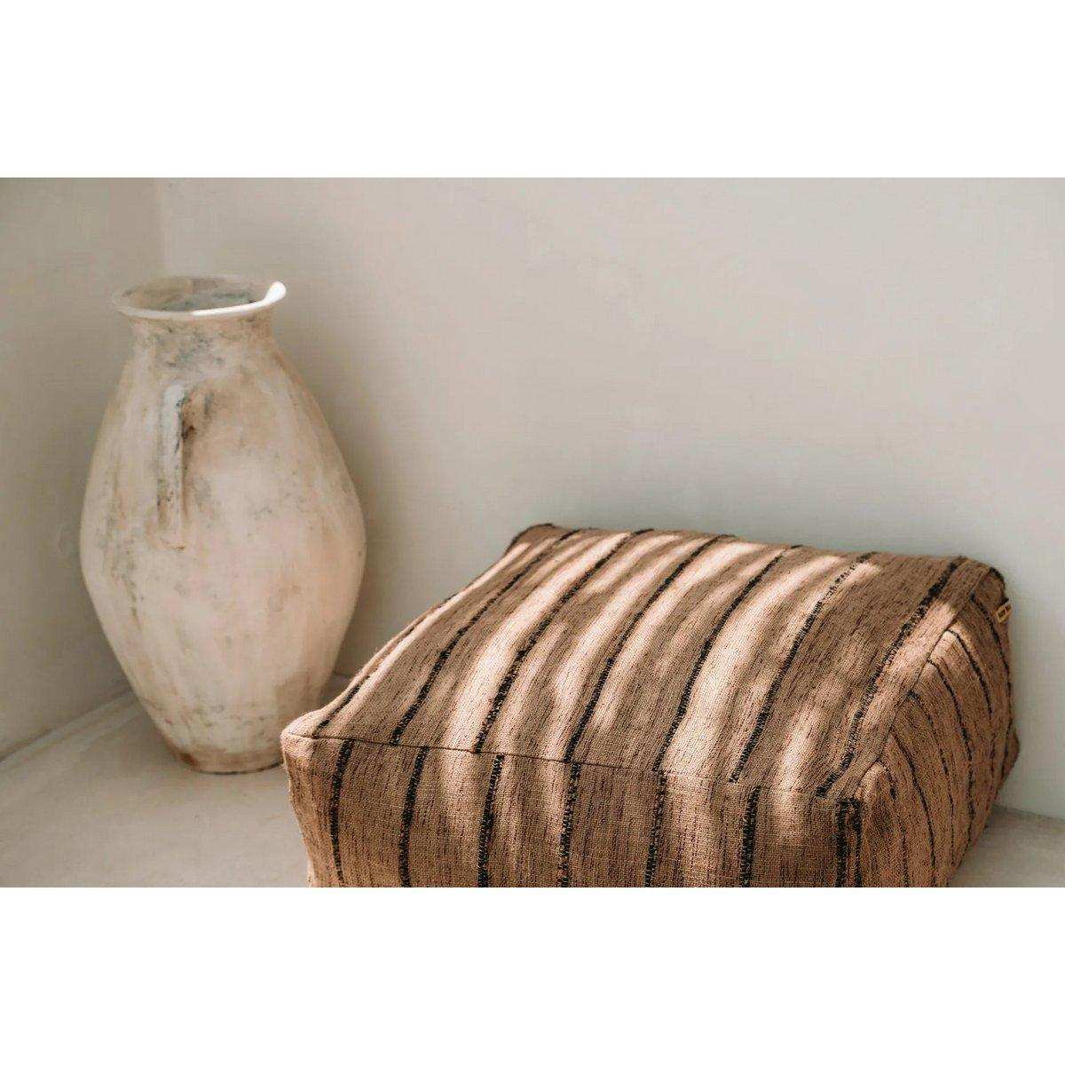 Pouf Sitzhocker Relax Baumwolle handgefertigt - HomeDesign Knaus