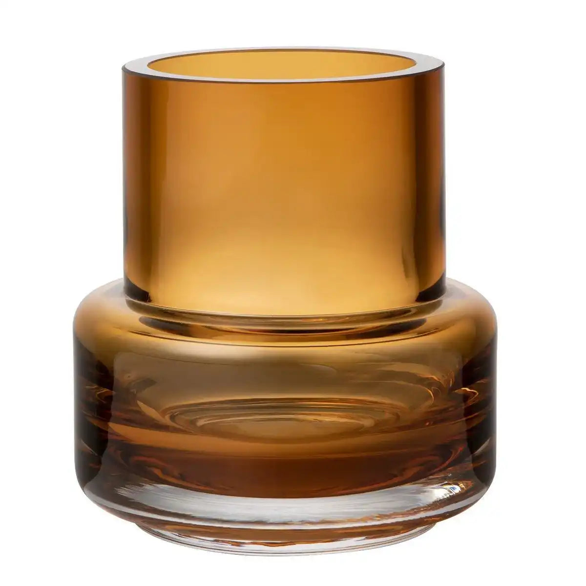 Premium Glasvase im Retro-Stil Handgefertigt 9mm Glas - HomeDesign Knaus