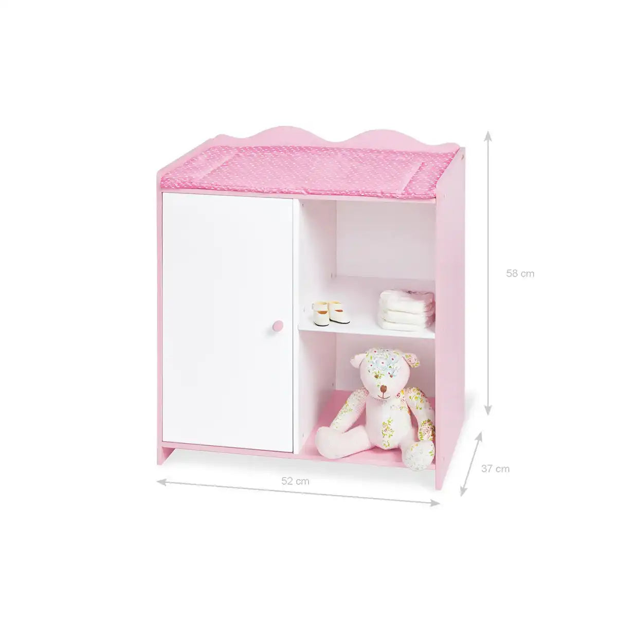 Puppenwickeltisch 'Jasmin' - HomeDesign Knaus