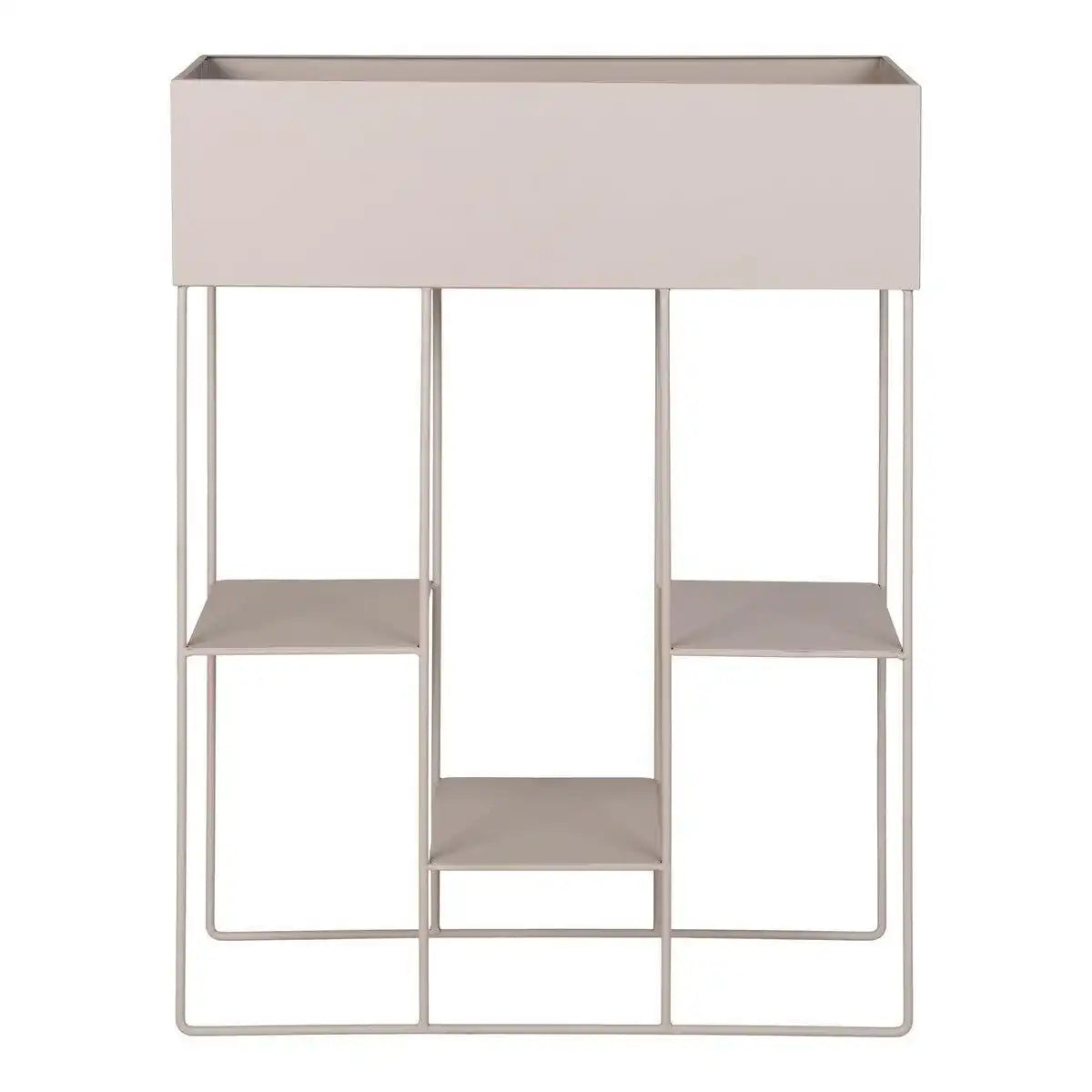 Rabo Planter - Pflanzgefäß, Stahl, 3 Regale, Sand, 25x60x80 cm - HomeDesign Knaus