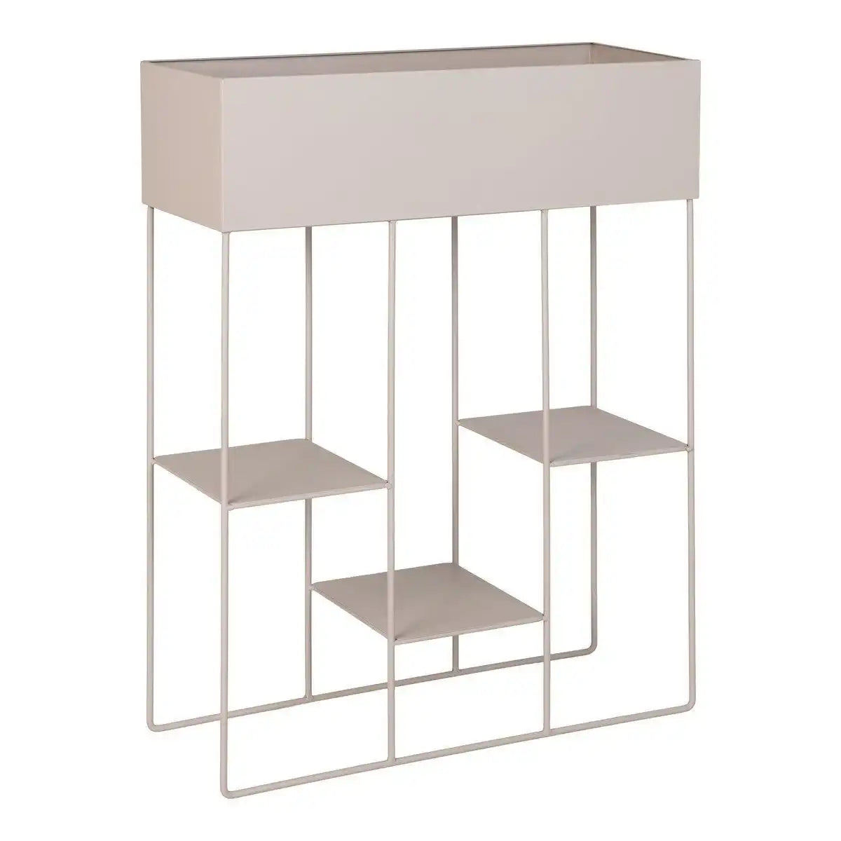 Rabo Planter - Pflanzgefäß, Stahl, 3 Regale, Sand, 25x60x80 cm - HomeDesign Knaus