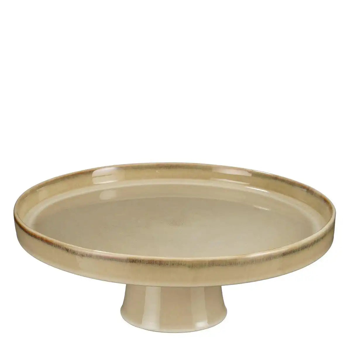 Racco Kuchenständer – H11 x Ø28 cm – Steinzeug – Beige - HomeDesign Knaus