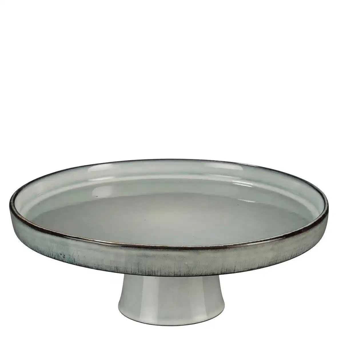 Racco Kuchenständer Ø28 cm Steinzeug Hellgrau - HomeDesign Knaus
