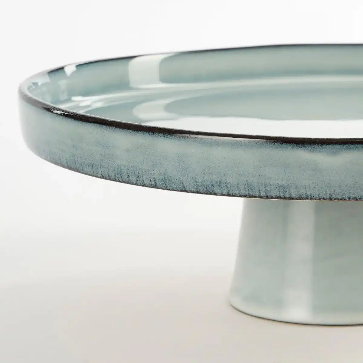 Racco Kuchenständer Ø28 cm Steinzeug Hellgrau - HomeDesign Knaus
