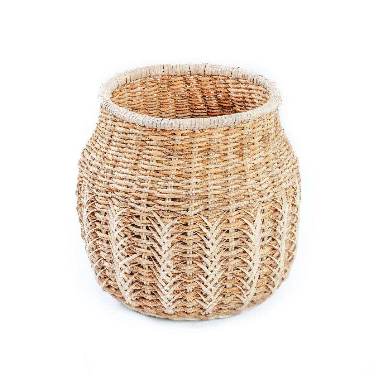 Rattan Luziru-Korb Natur Aufbewahrungskorb 36 cm - HomeDesign Knaus