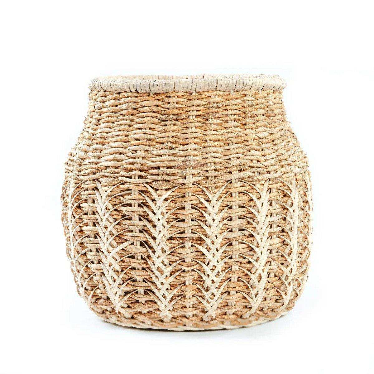 Rattan Luziru-Korb Natur Aufbewahrungskorb 52 cm - HomeDesign Knaus