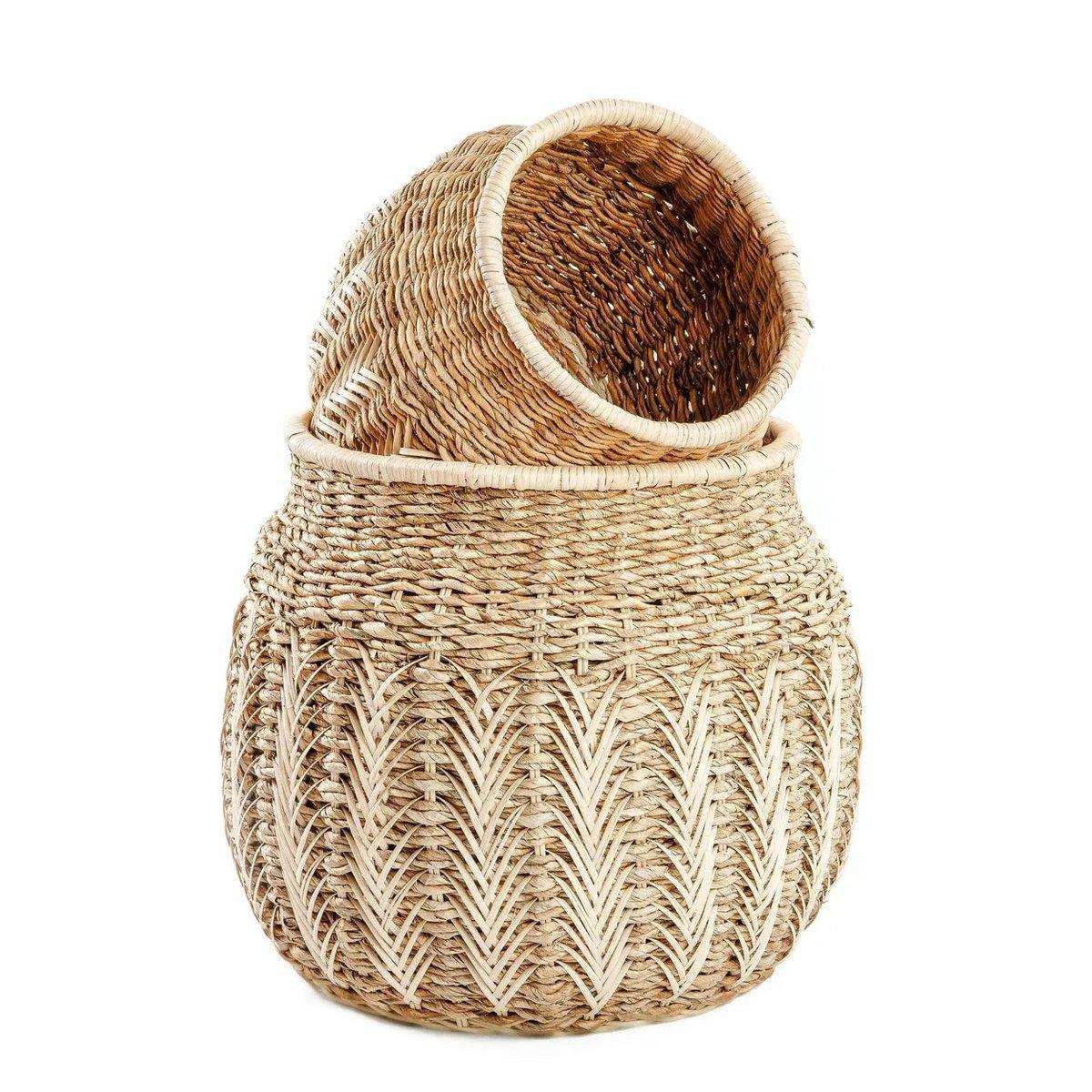 Rattan Luziru-Korb Natur Aufbewahrungskorb 52 cm - HomeDesign Knaus