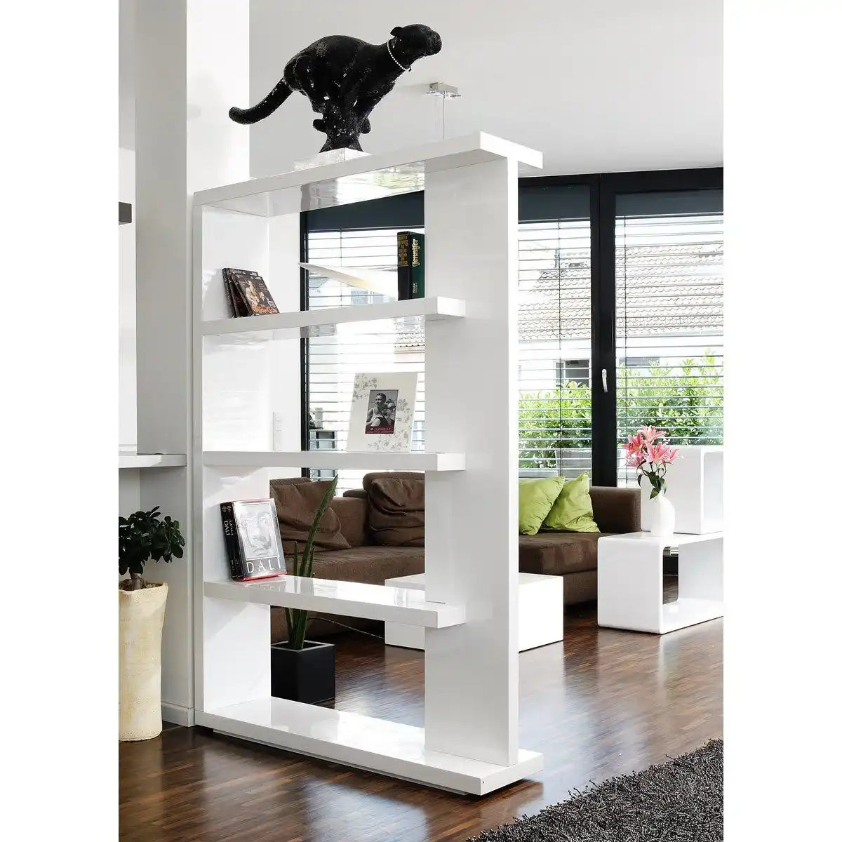 Raumteiler 128x30x180 cm weiß - HomeDesign Knaus
