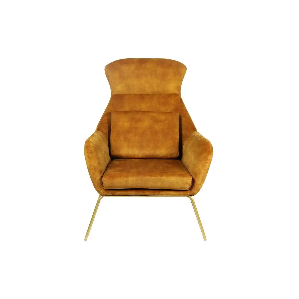 Relaxsessel aus Samtvelours Gold - HomeDesign Knaus