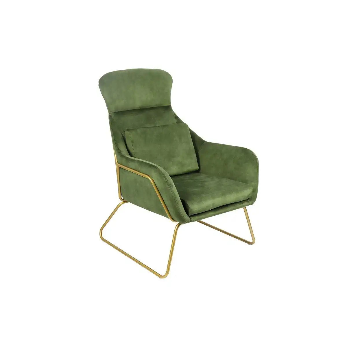 Relaxsessel aus Samtvelours Grün - HomeDesign Knaus