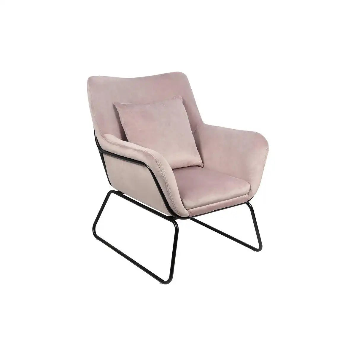 Relaxsessel mit Samtbezug Rose - HomeDesign Knaus