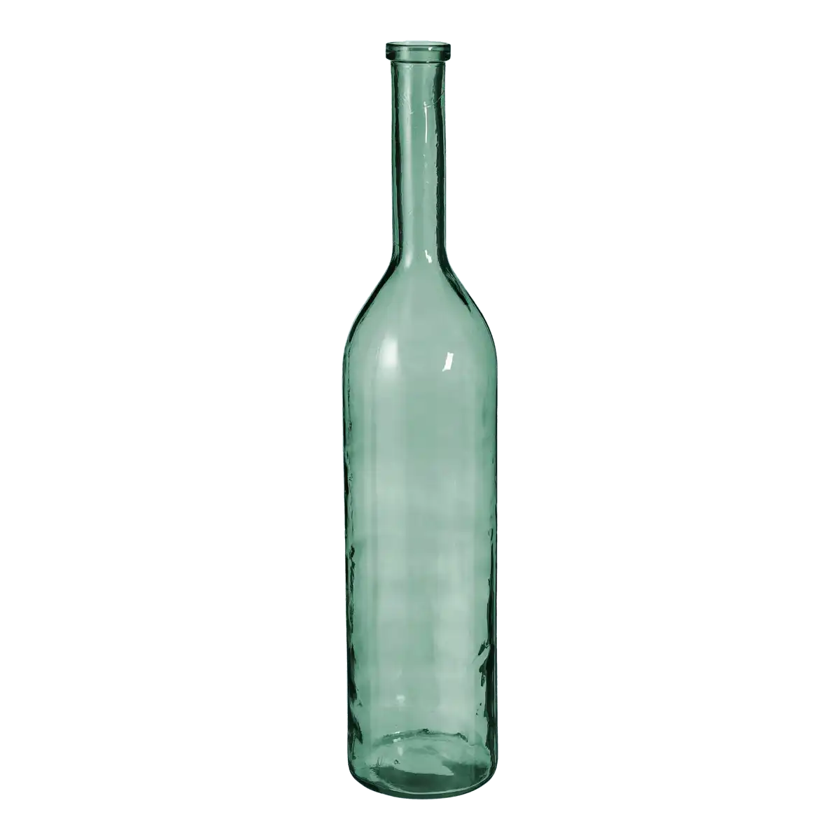 Rioja Flaschenvase - H100 x Ø21 cm - Recyceltes Glas - Grün - HomeDesign Knaus