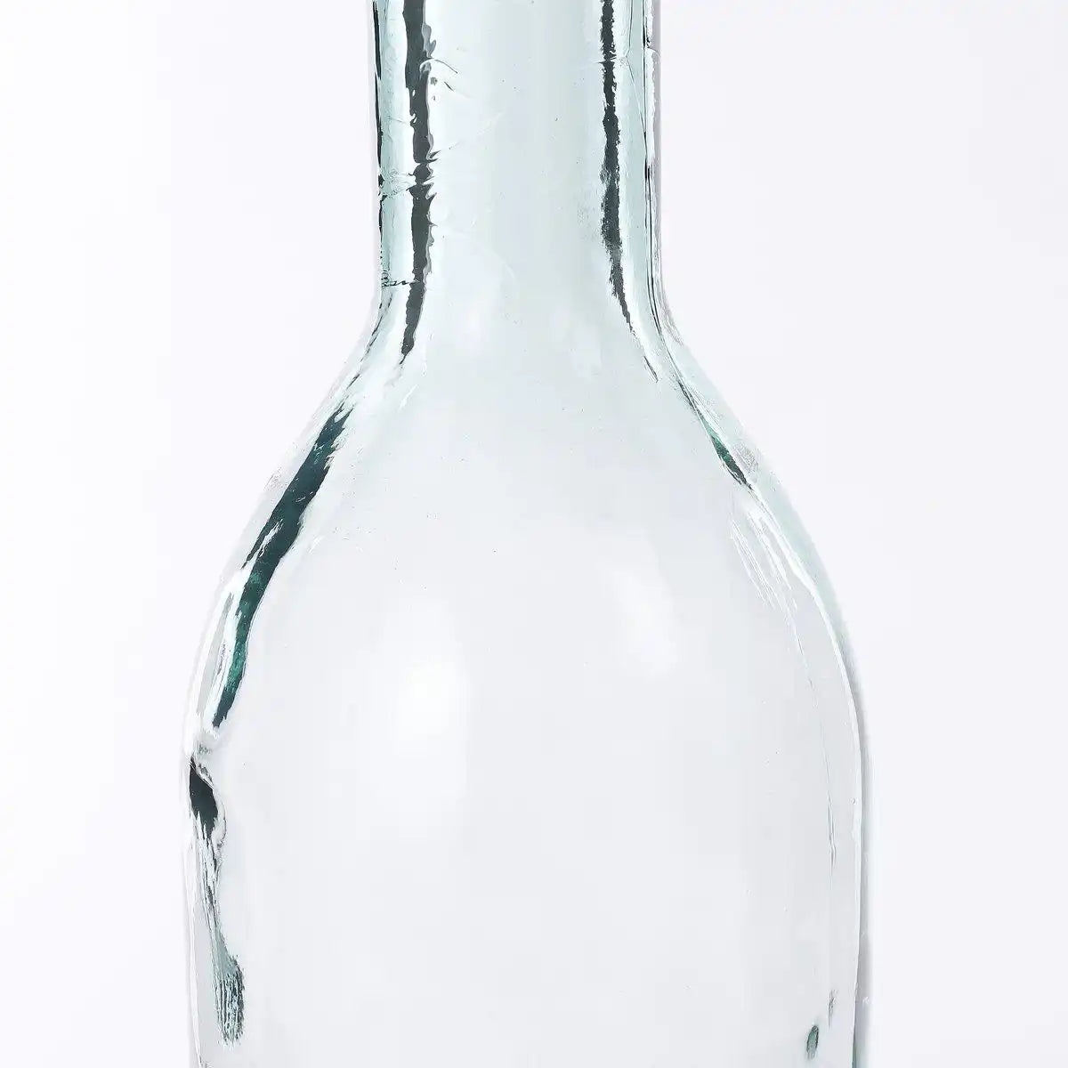 Rioja Flaschenvase - H100 x Ø21 cm - Recyceltes Glas - Transparent - HomeDesign Knaus