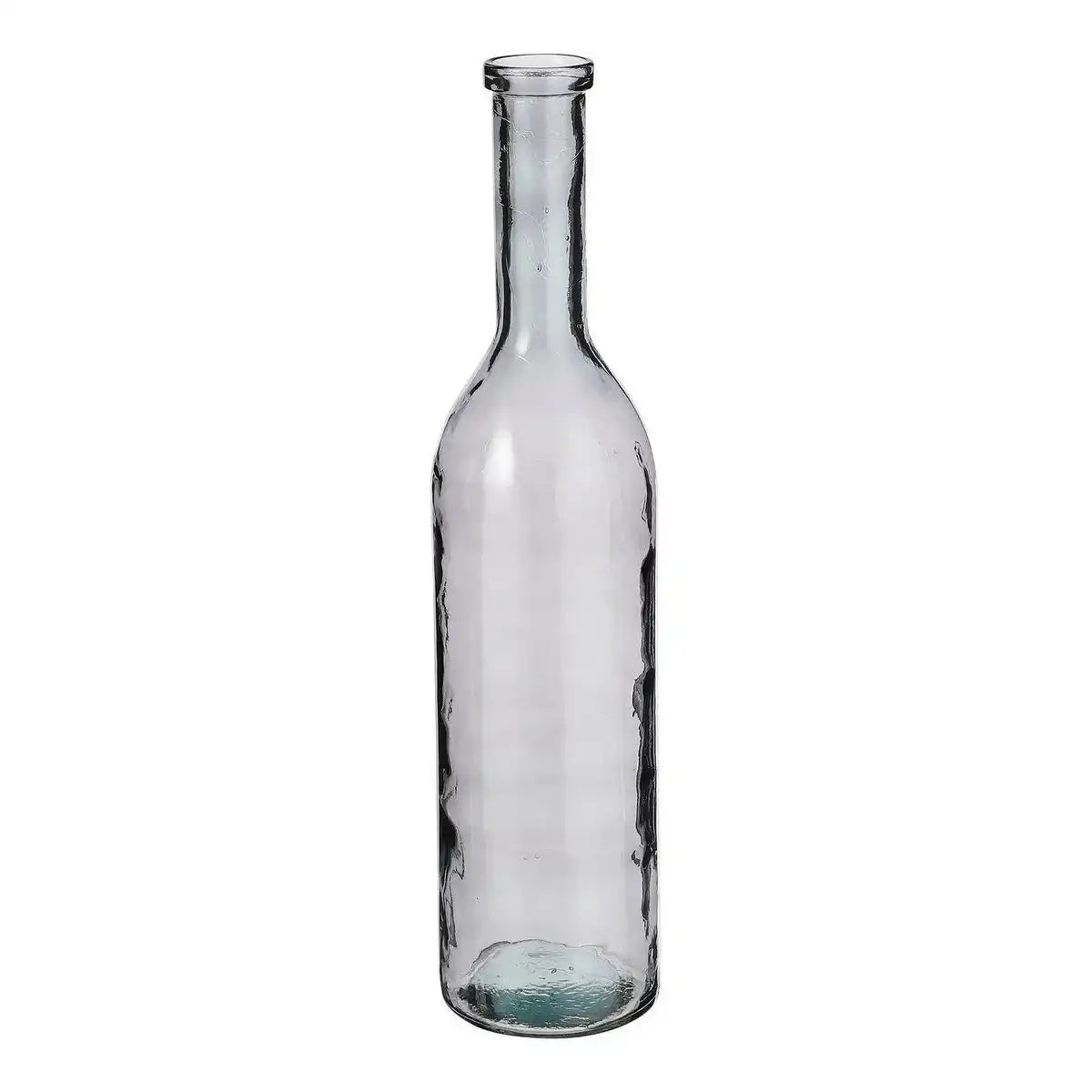 Rioja-Flaschenvase – H75 x Ø18 cm – recyceltes Glas – Dunkelgrau - HomeDesign Knaus