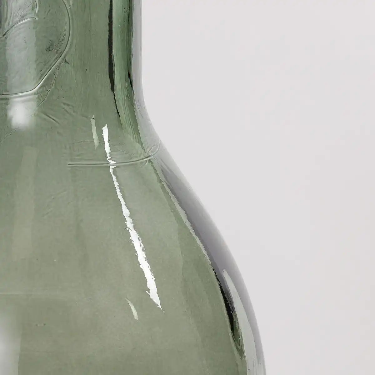 Rioja-Flaschenvase – H75 x Ø18 cm – recyceltes Glas – Grün - HomeDesign Knaus