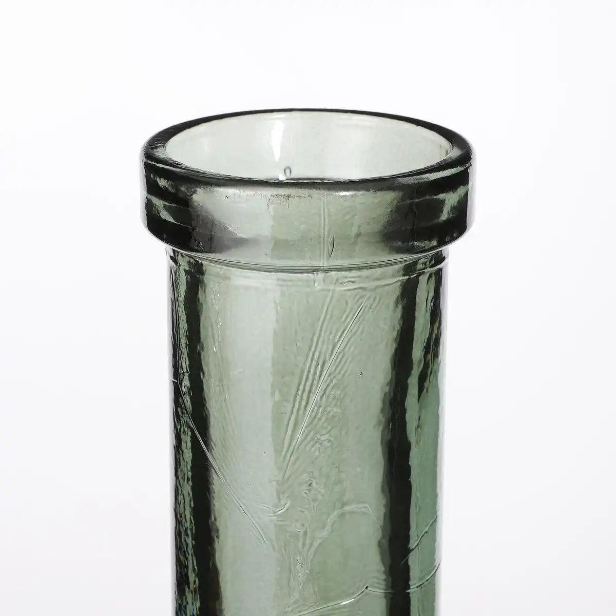 Rioja-Flaschenvase – H75 x Ø18 cm – recyceltes Glas – Grün - HomeDesign Knaus