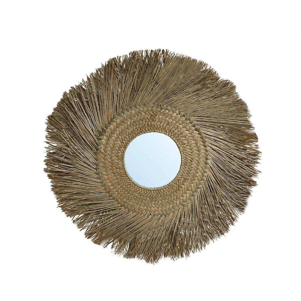 Rotan Spiegel Wandspiegel Natur - HomeDesign Knaus
