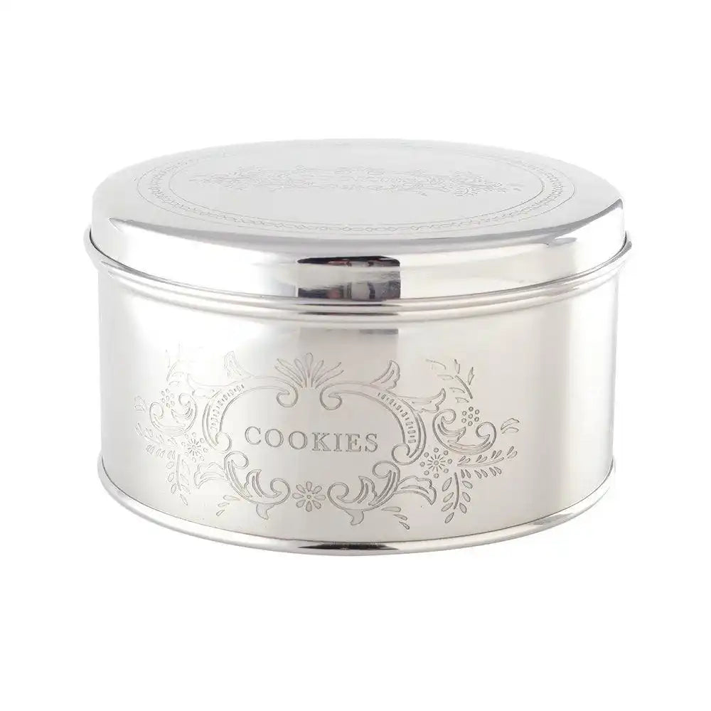 Runde Cookie Box Argentee 17x17x9cm - HomeDesign Knaus