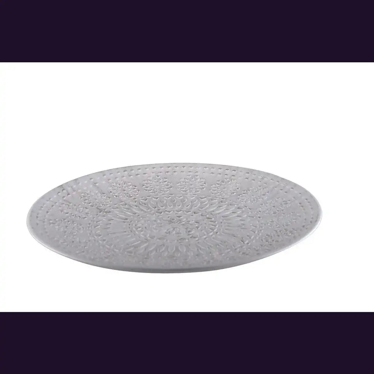RUNDES FACH WEISSES HOLZ PATINA 45CM - HomeDesign Knaus