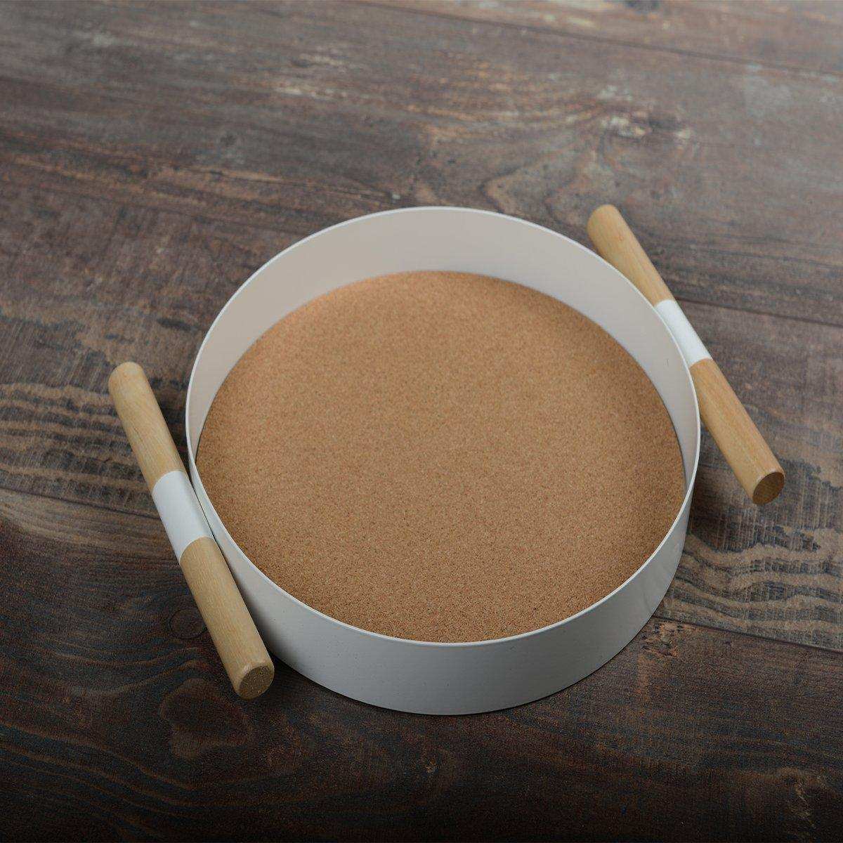 RUNDES KORKENWEISSES FACH - HomeDesign Knaus