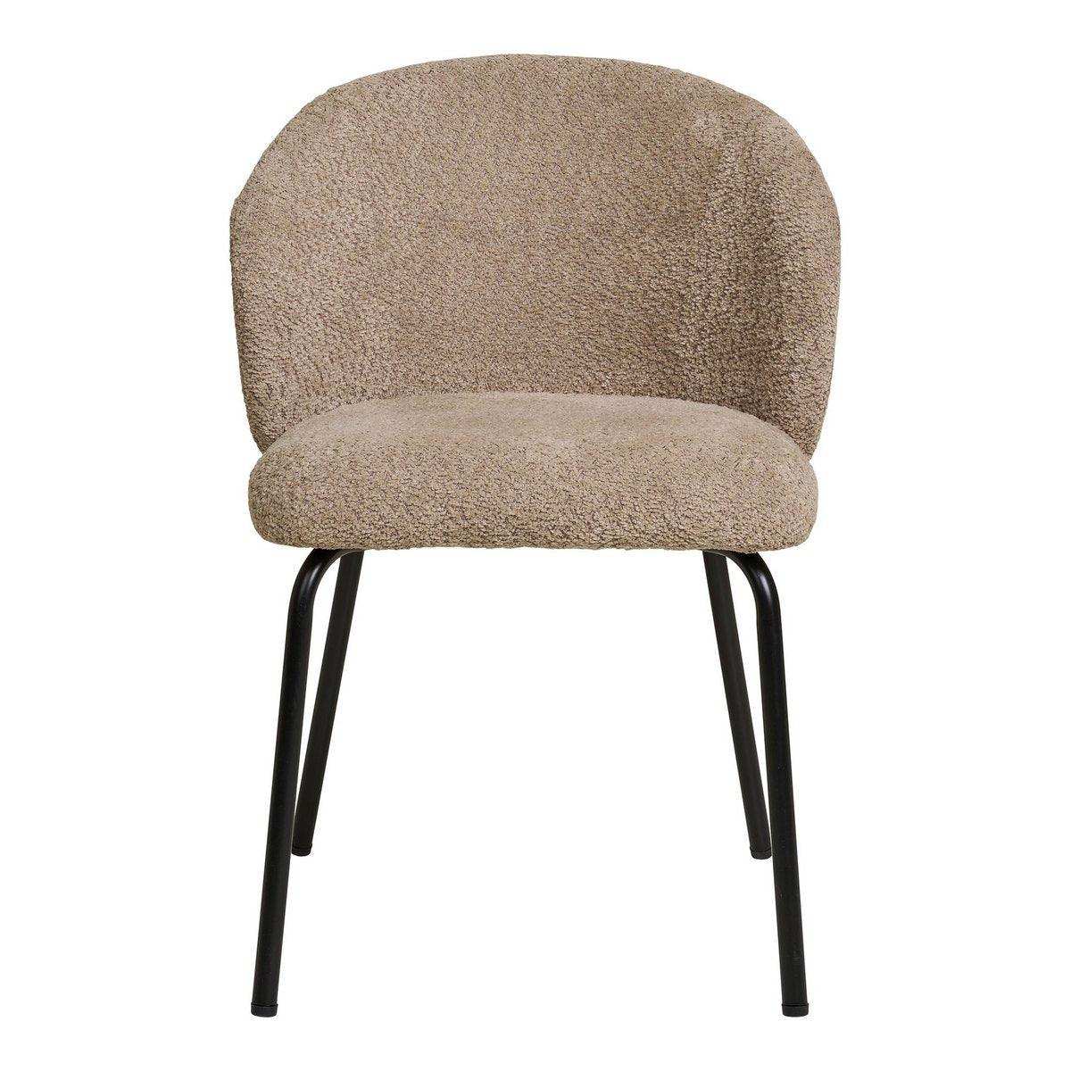 Safira Esszimmerstuhl – Beige, 58 x 56 x 79 cm – 2er-Set - HomeDesign Knaus