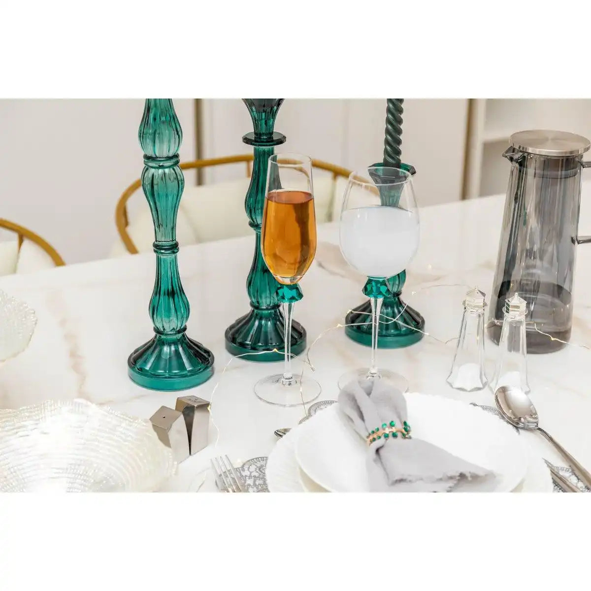 SALIERE UND POIVRIERE ARGENT 4,6X4,6X11,5CM - HomeDesign Knaus