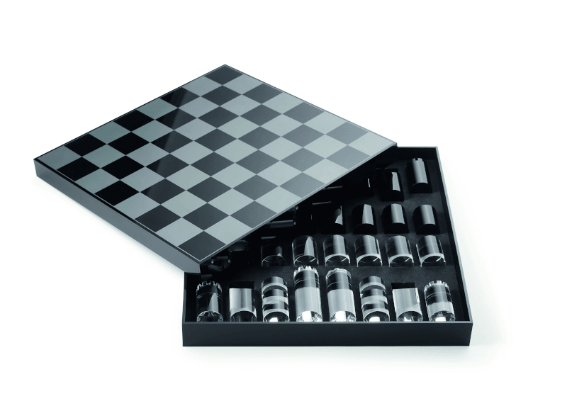 YAP Schachspiel Schachbrett Denkspiel handpoliertes Acrylglas - HomeDesign Knaus