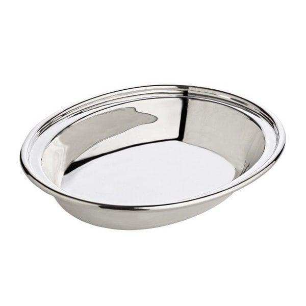 Schale Dekoschale Servierschale Olympia, oval, 16 x 22 cm, schwerversilbert - HomeDesign Knaus