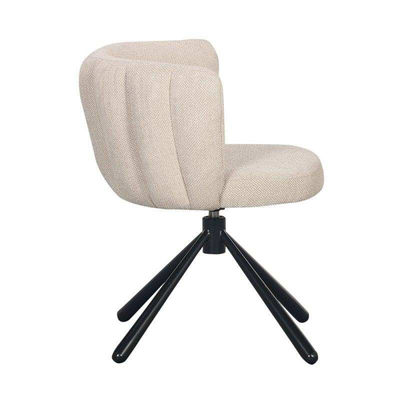 Schalendrehstuhl Beige - HomeDesign Knaus