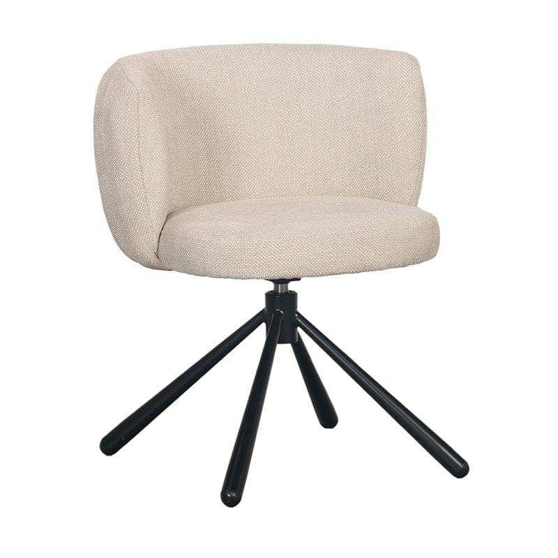 Schalendrehstuhl Beige - HomeDesign Knaus