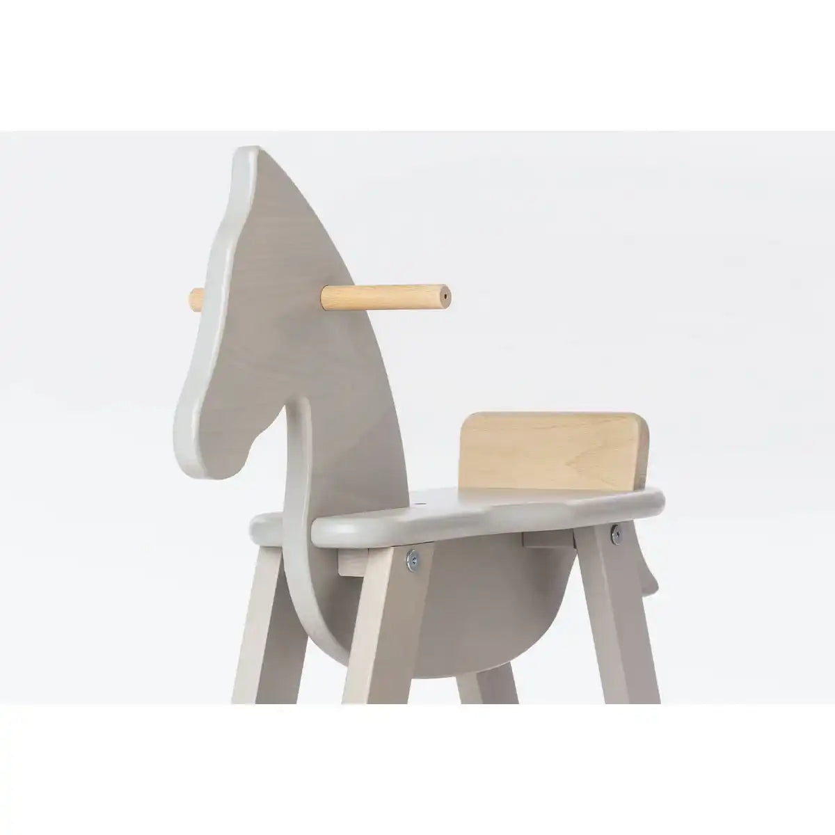 Schaukelpferd 'Pinolino' mit Ring, grau/natur - HomeDesign Knaus