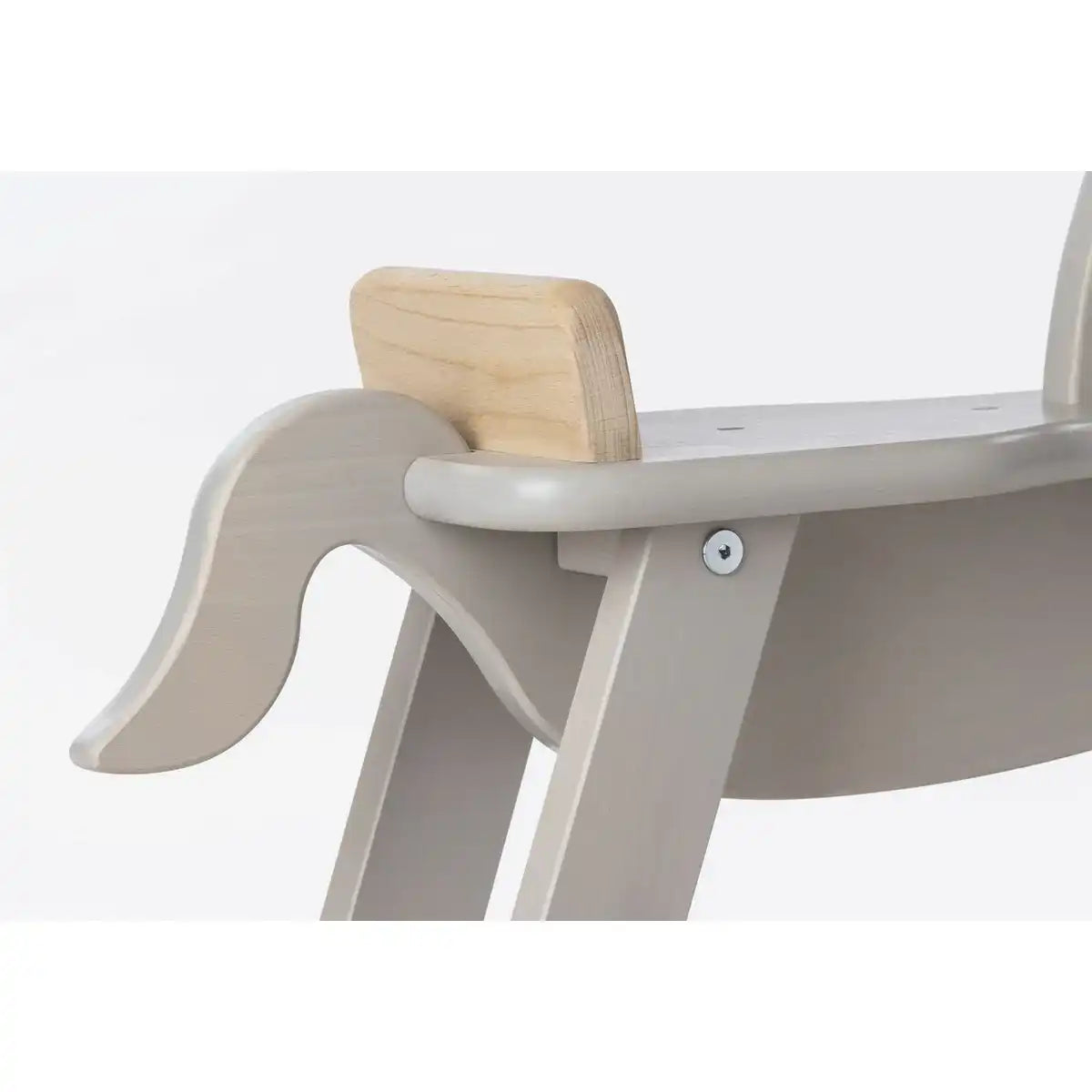 Schaukelpferd 'Pinolino' mit Ring, grau/natur - HomeDesign Knaus