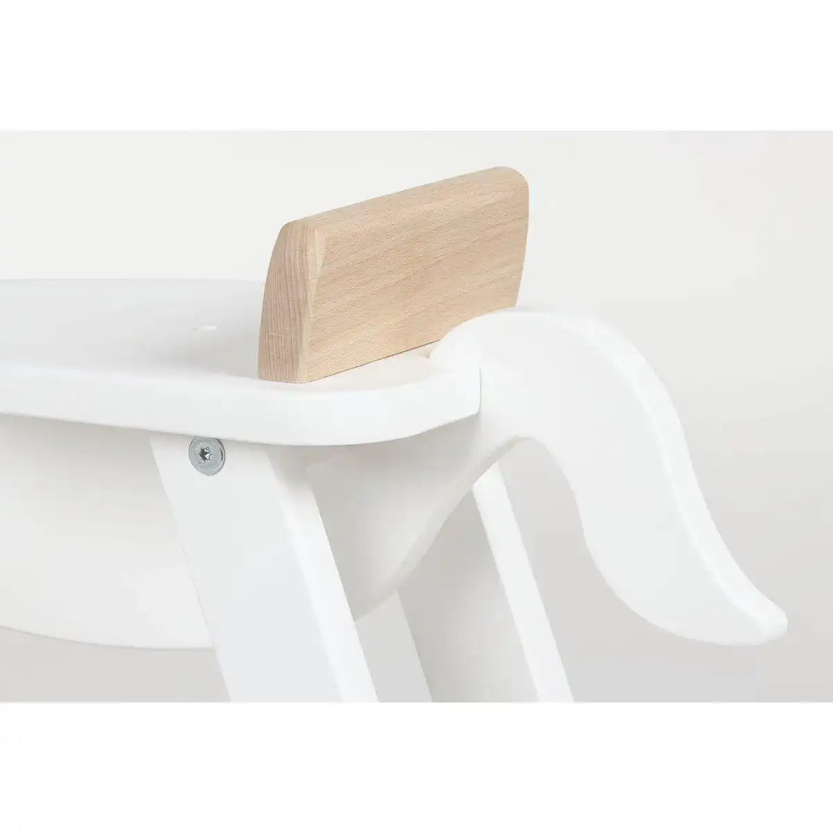 Schaukelpferd 'Pinolino' mit Ring, weiß/natur - HomeDesign Knaus