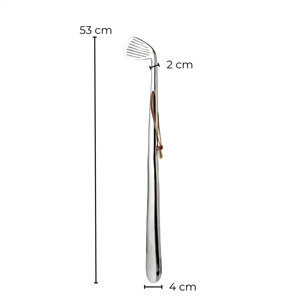 Schuhlöffel Golf L 51 cm, vernickelt hochglanzpoliert - HomeDesign Knaus