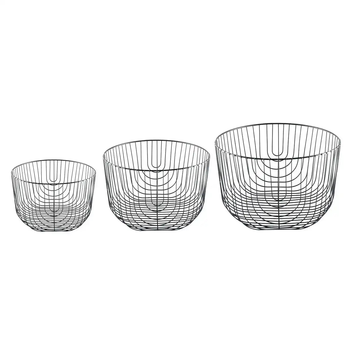 Schwarzer Eisenfruchtkorb - Los 3 - HomeDesign Knaus