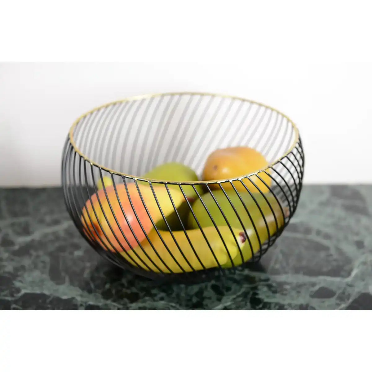 Schwarzfruchtkorb Grenze Doree 22,5x22.5x14,5 cm - HomeDesign Knaus