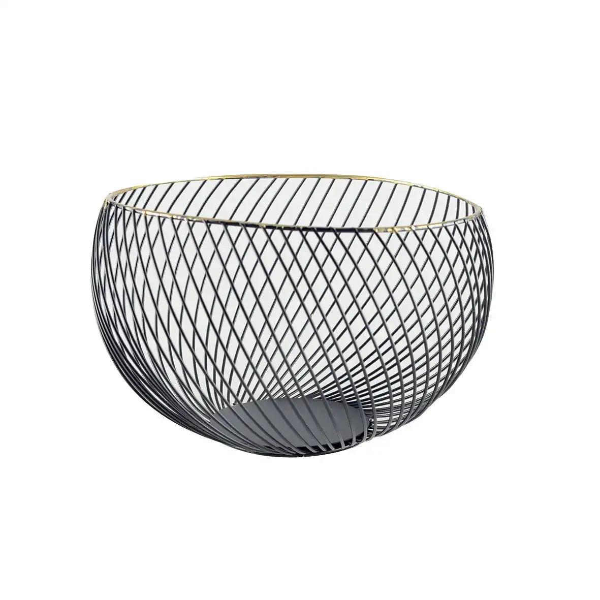 Schwarzfruchtkorb Grenze Doree 22,5x22.5x14,5 cm - HomeDesign Knaus