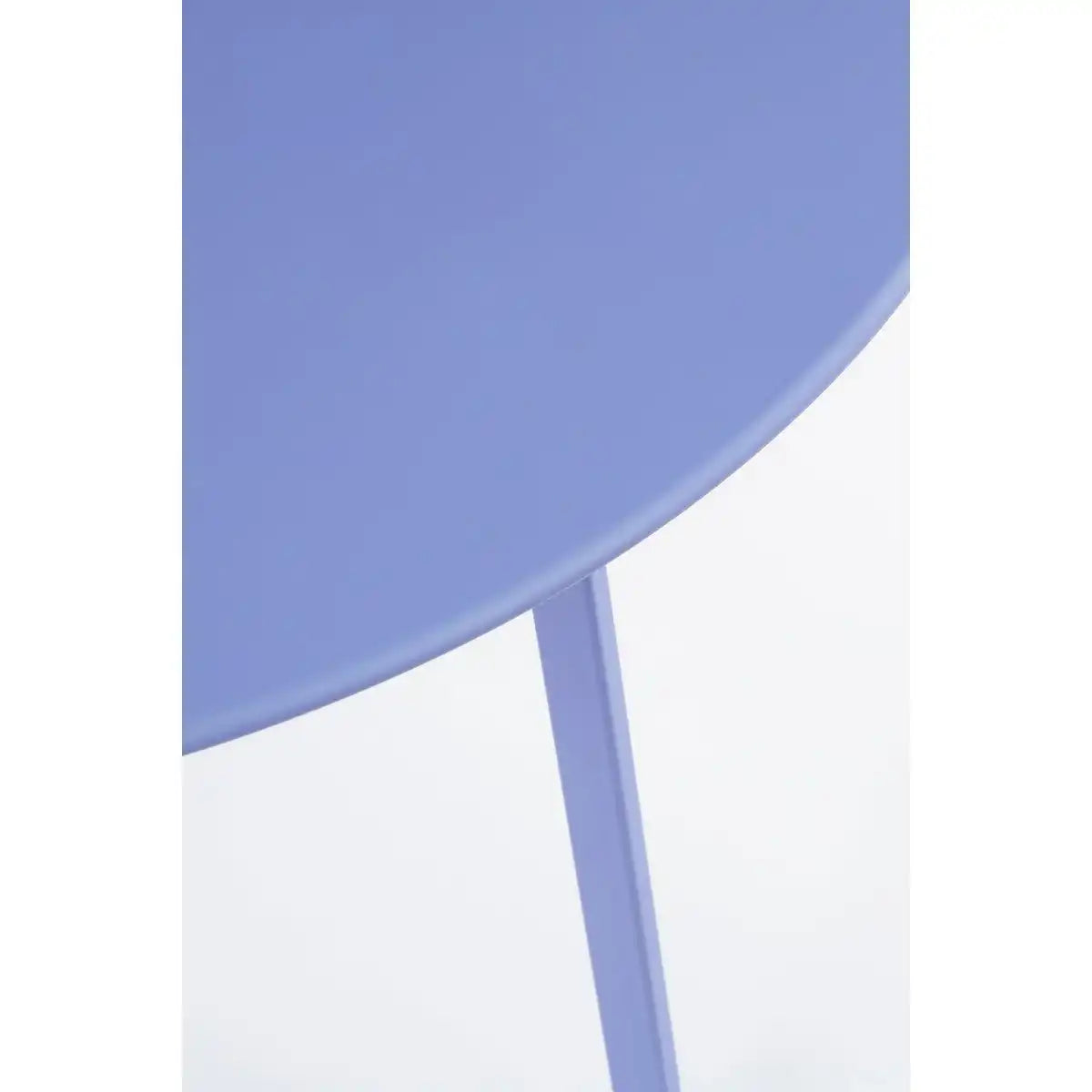 Seattle Outdoor-Beistelltisch – H38 x Ø58 cm – Metall – Lila - HomeDesign Knaus