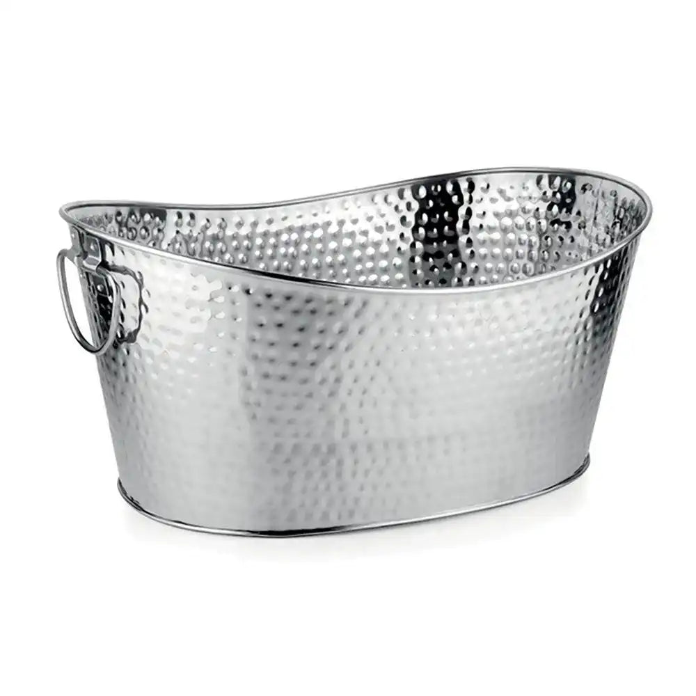 SEAU A CHAMPAGNER ARGENT MARTELE 49X35X23,5CM - HomeDesign Knaus