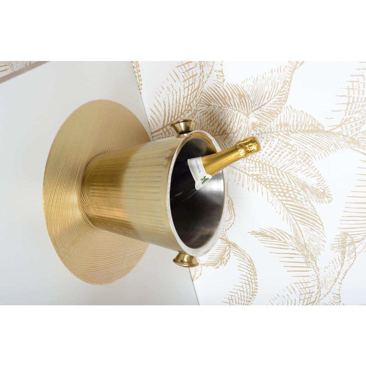 Seau Ein Champagner -Wunsch nach Mottif Zitate - HomeDesign Knaus