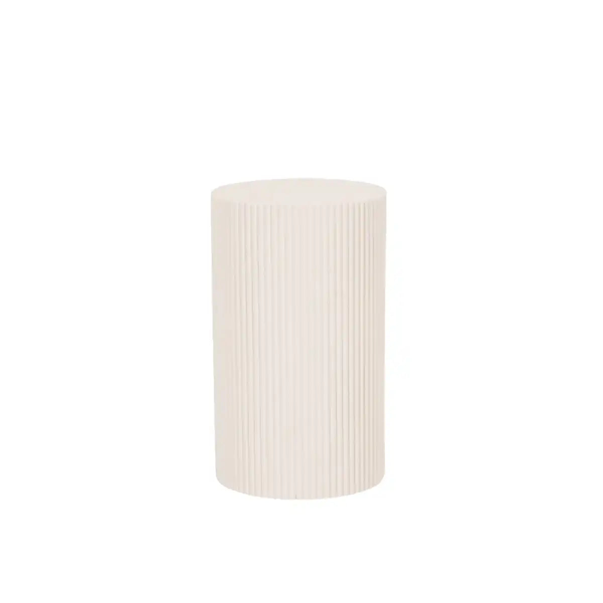 Seitentisch / Säule Zylinder - MDF - Sand - 30x54 cm - HomeDesign Knaus