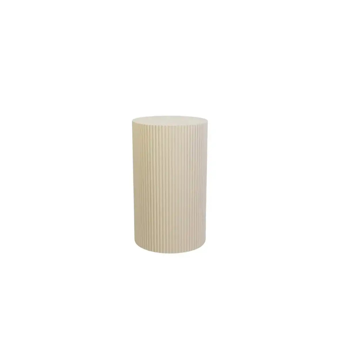Seitentisch / Säule Zylinder - MDF - Sand - 30x54 cm - HomeDesign Knaus