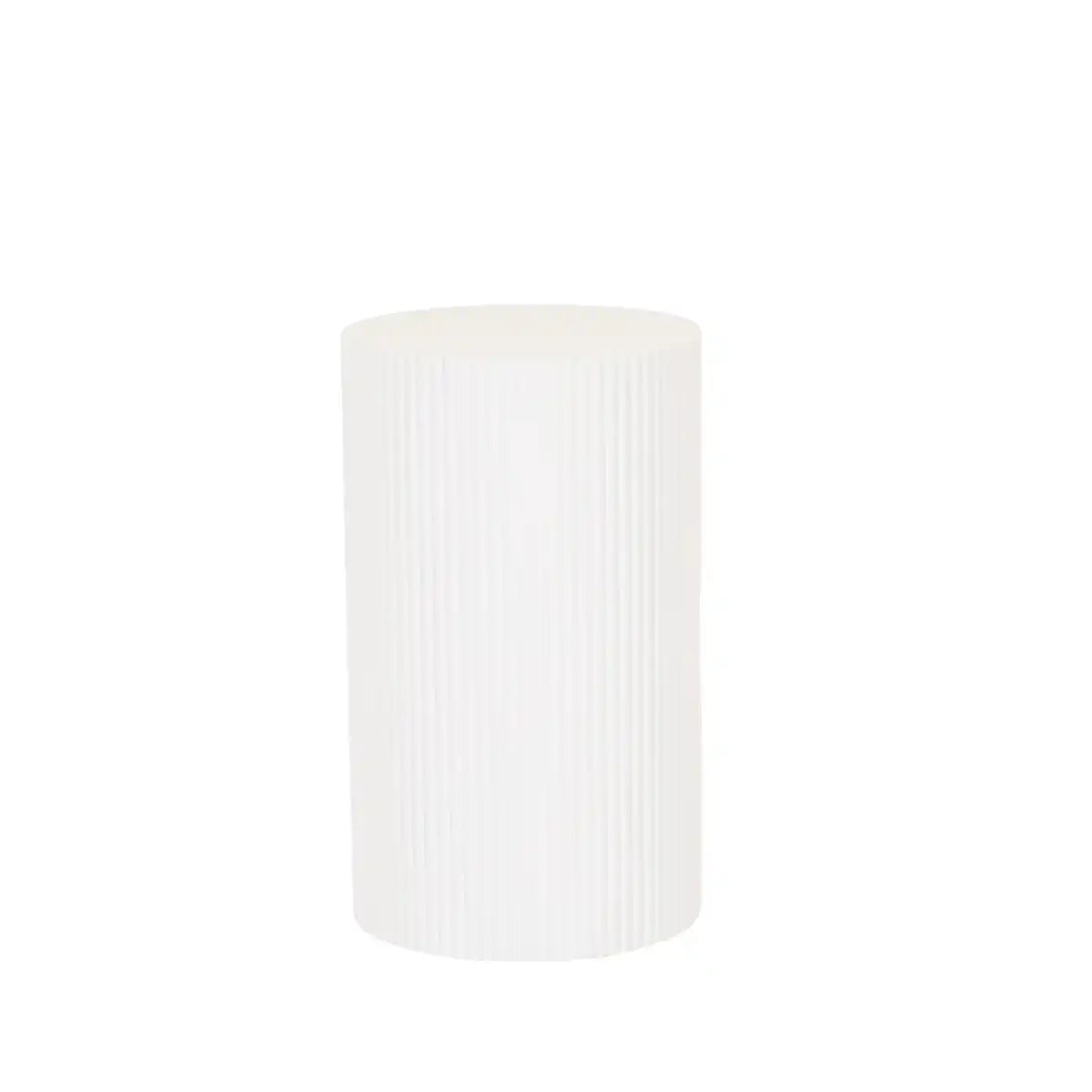 Seitentisch / Säule Zylinder - MDF - Weiß - 30x54 cm - HomeDesign Knaus
