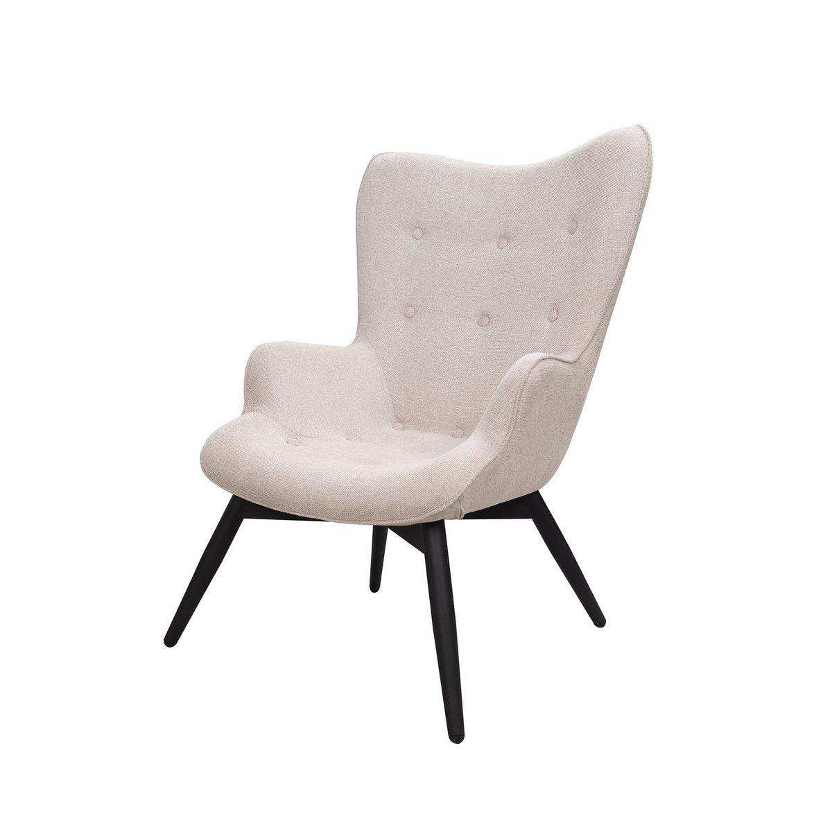 Sessel Beige Strukturstoff - HomeDesign Knaus