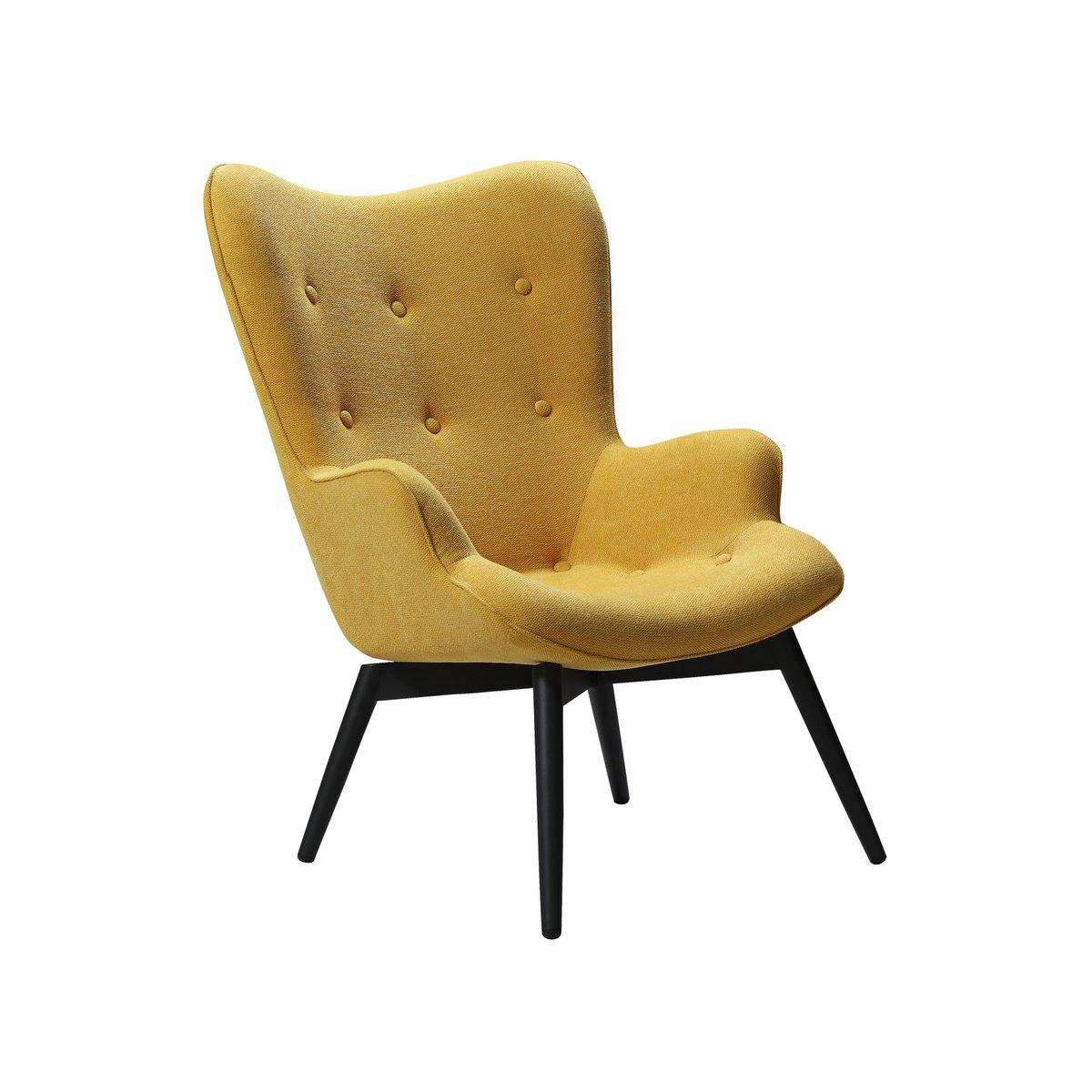 Sessel Gelb Strukturstoff - HomeDesign Knaus