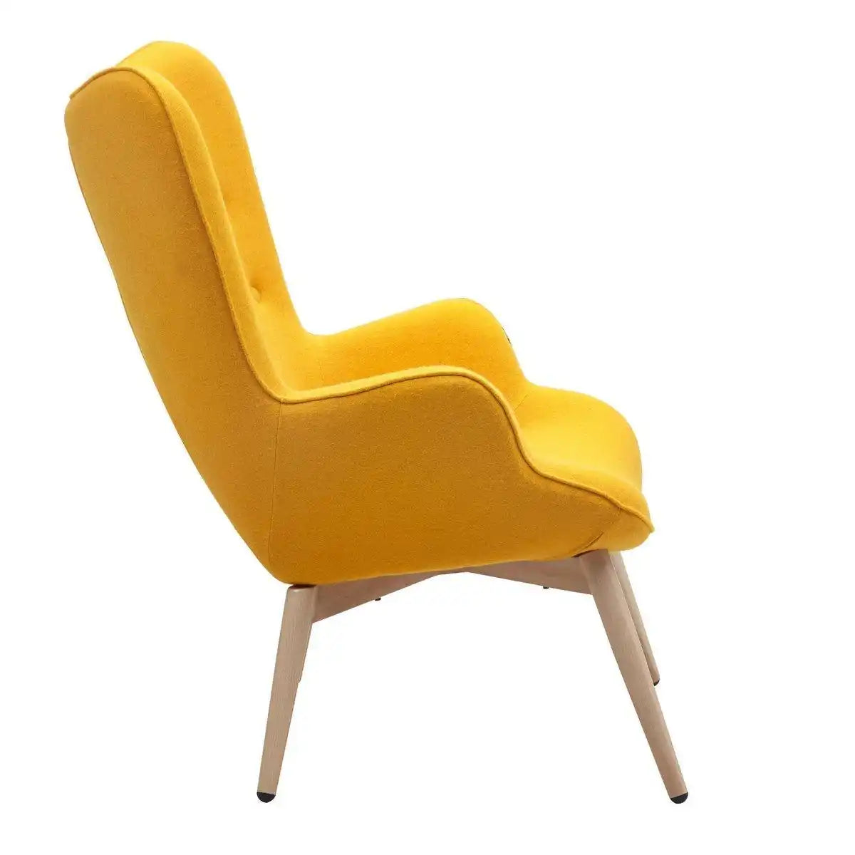 Sessel gelb Webstoff - HomeDesign Knaus