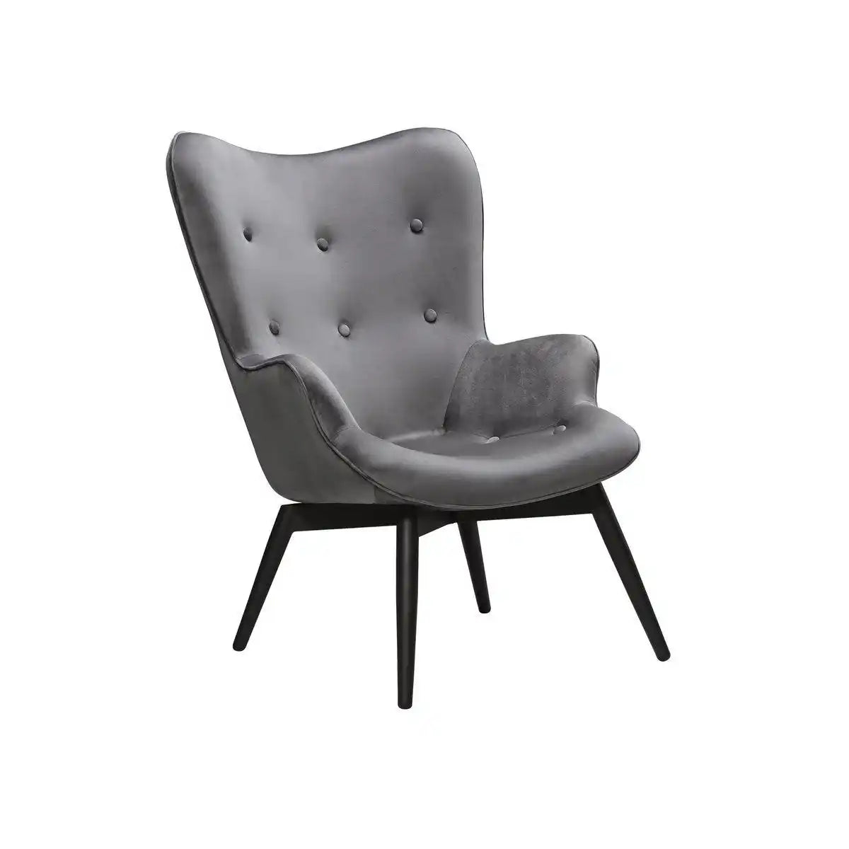 Sessel Grau Samt - HomeDesign Knaus